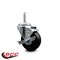 Service Caster 35 Inch Soft Rubber Wheel Swivel 34 Inch Threaded Stem Caster with Brake SCC SCC-TS20S3514-SRS-TLB-34212 - alternate 4
